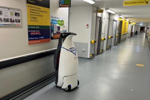 یک پنگوئن رباتیک کارمند بیمارستان می شود!