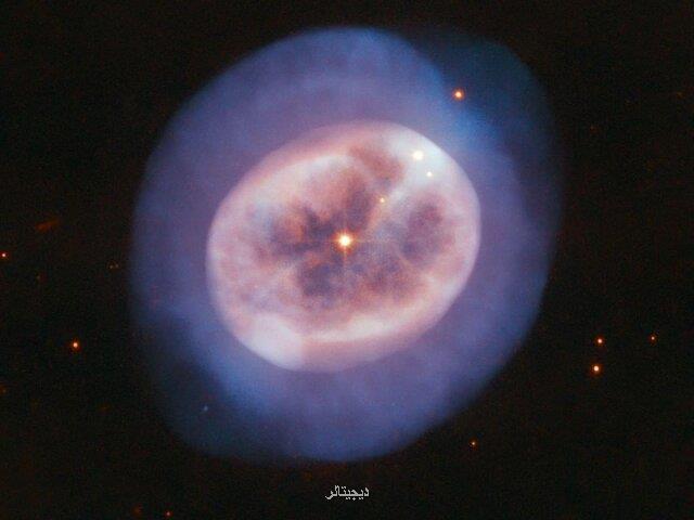 تصویر هابل از گازهای اطراف یك ستاره سالخورده